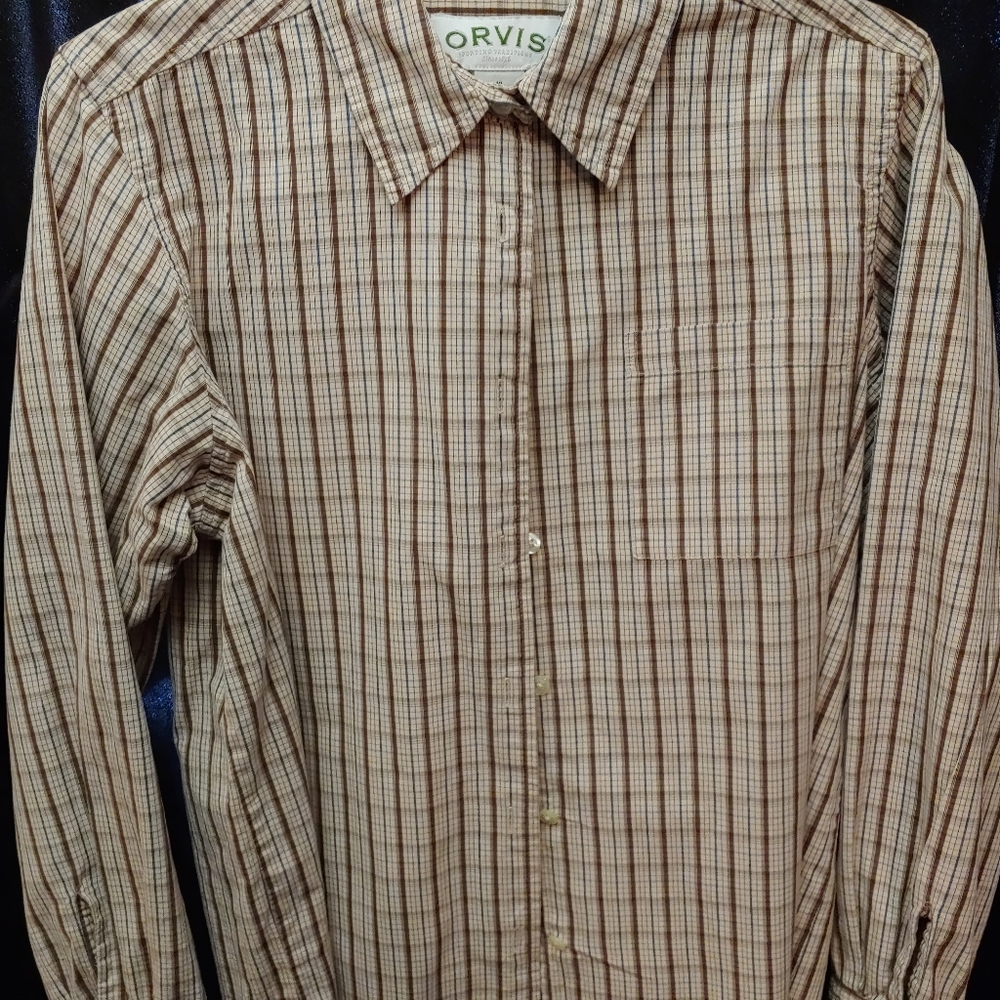 Women's Orvis plaid shirt